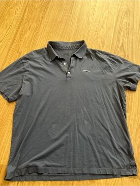 Patagonia Men’s Trout Fitz Roy Dark Gray  Polo size XL